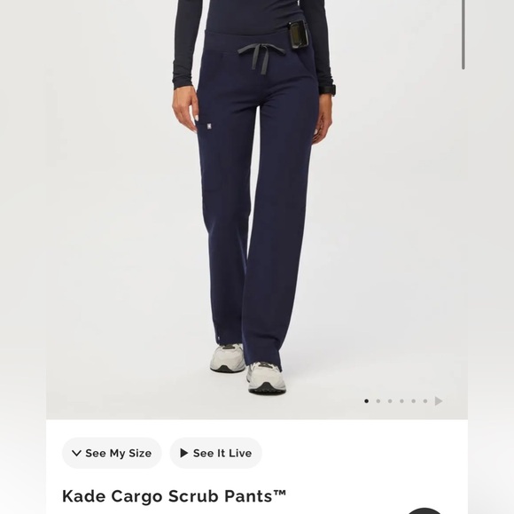 Figs Scrubs Set Navy - Picture 2 of 2